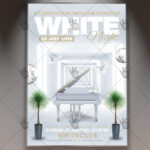 White Party Night - Premium Flyer PSD Template
