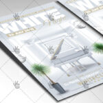 White Party Night - Premium Flyer PSD Template - Image 2
