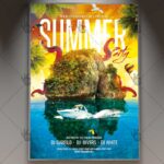 Wild Summer Party - Premium Flyer PSD Template