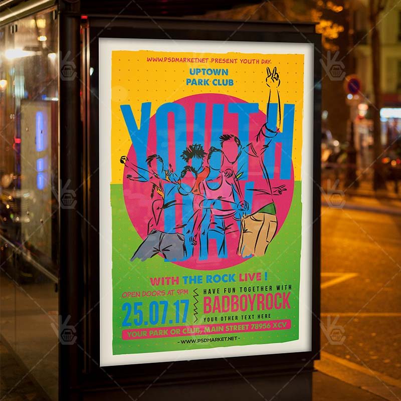 youth_day_flyer_psdmarket_3.jpg Youth Day - Premium Flyer PSD Template - Image 3
