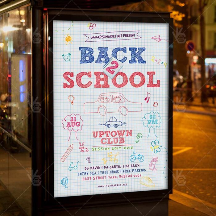 Back 2 School - Premium Flyer PSD Template - Image 3