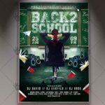 Back 2 School Night - Premium Flyer PSD Template