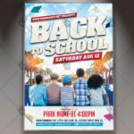 Back 2 School Party - Premium Flyer PSD Template
