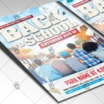 Back 2 School Party - Premium Flyer PSD Template - Image 2