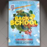 Back to School Again - Premium Flyer PSD Template