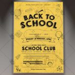 Back to School - Premium Flyer PSD Template