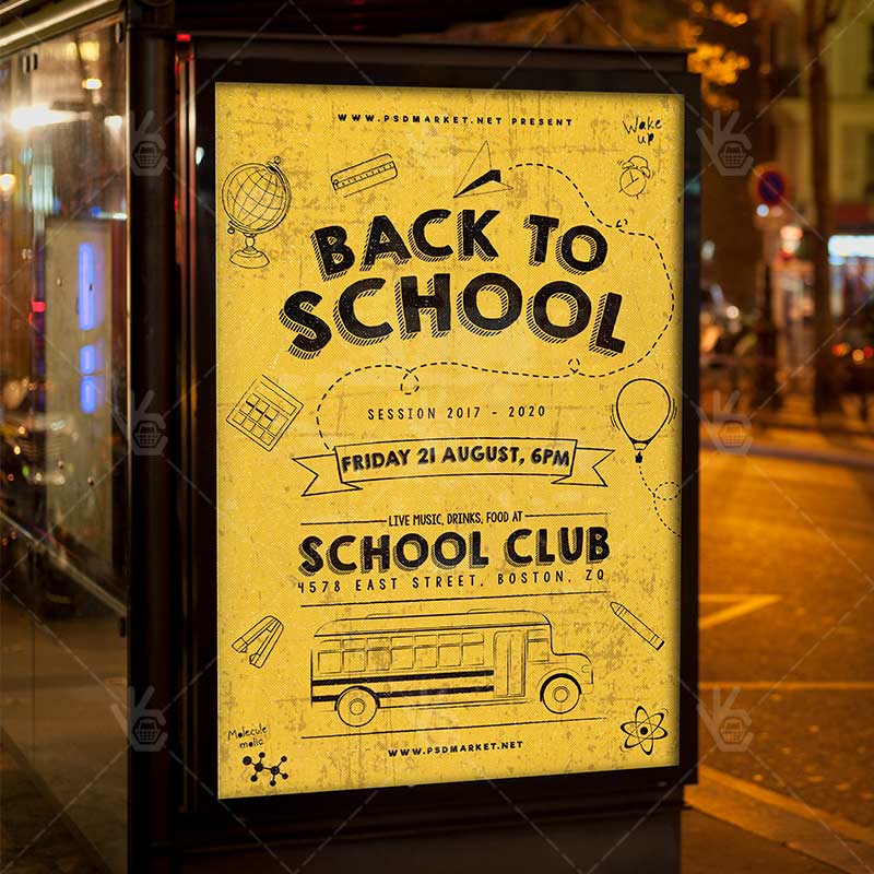 back_to_school_flyer_psdmarket_3.jpg Back to School - Premium Flyer PSD Template - Image 3