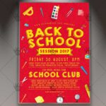 Back to School Session - Premium Flyer PSD Template