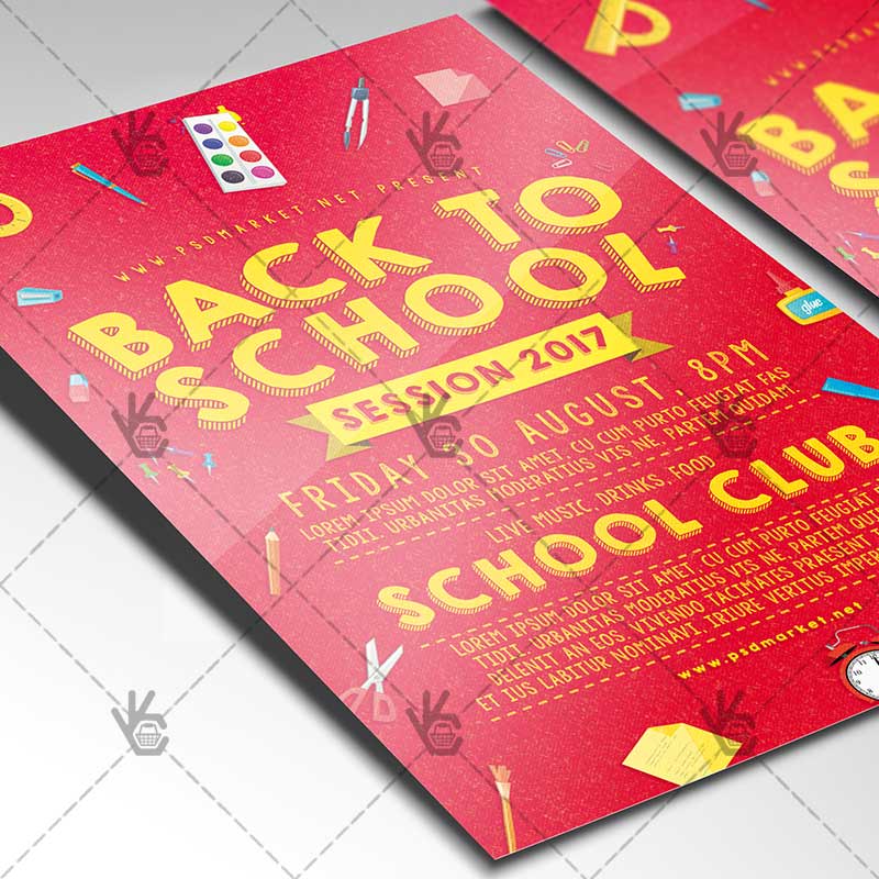 backt_to_school_session_flyer_psdmarket_2.jpg Back to School Session - Premium Flyer PSD Template - Image 2