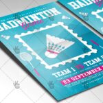 Badminton Game - Premium Flyer PSD Template - Image 2