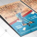 Badminton Madness - Premium Flyer PSD Template - Image 2