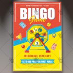 Bingo Game - Premium Flyer PSD Template
