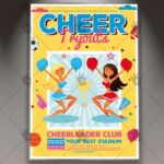 Cheer Tryouts - Premium Flyer PSD Template