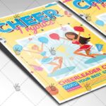 Cheer Tryouts - Premium Flyer PSD Template - Image 2