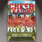 Cheerleading Competition - Premium Flyer PSD Template