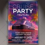 Cruise Vacation - Premium Flyer PSD Template