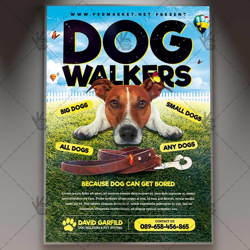 dog_walkers_flyer_psdmarket_1.jpg Dog Walkers - Premium Flyer PSD Template - Image 1