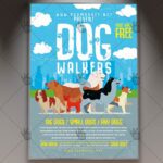 Dog Walking Services - Premium Flyer PSD Template