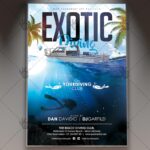 Exotic Diving - Premium Flyer PSD Template