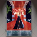 Fashion Week Show - Premium Flyer PSD Template