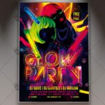 Glow Party - Premium Flyer PSD Template
