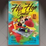 Hip Hop Contest - Premium Flyer PSD Template