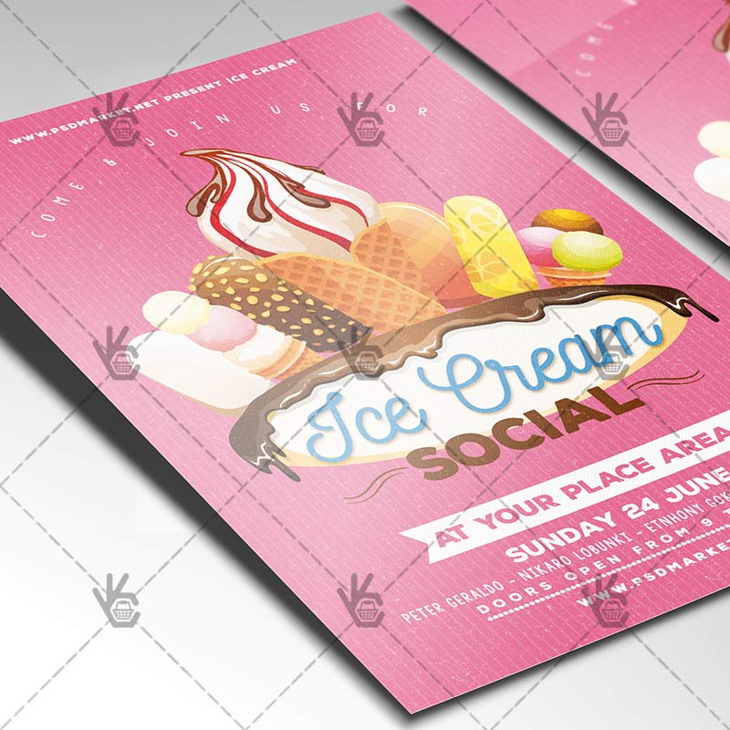 ice_cream_flyer_psdmarket_2.jpg Ice Cream - Premium Flyer PSD Template - Image 2