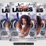 Download Ladies Night Affair PSD Flyer Template Now