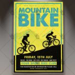 Mountain Bike Event - Premium Flyer PSD Template
