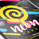 Neon Party - Flyer PSD Template | ExclusiveFlyer