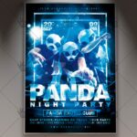 Panda Party - Premium Flyer PSD Template