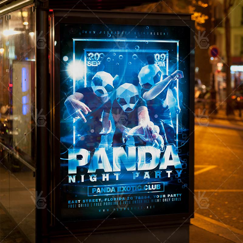 panda_party_flyer_psdmarket_3.jpg Panda Party - Premium Flyer PSD Template - Image 3
