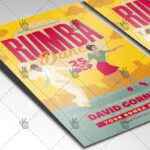 Retro Rumba Dance - Premium Flyer PSD Template - Image 2