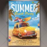 Summer Beach Party - Premium Flyer PSD Template
