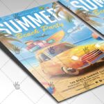 Summer Beach Party - Premium Flyer PSD Template - Image 2