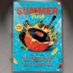 Summer Fresh Party - Premium Flyer PSD Template