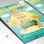 Summer Travel Party - Premium Flyer PSD Template - Image 2