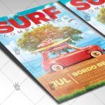 Surf Competition - Premium Flyer PSD Template - Image 2