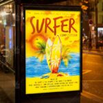 Surfer Competition - Premium Flyer PSD Template - Image 3