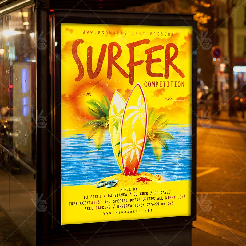 surfer_competition_flyer_psdmarket_3.jpg Surfer Competition - Premium Flyer PSD Template - Image 3