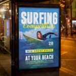 Surfing Competition - Premium Flyer PSD Template - Image 3