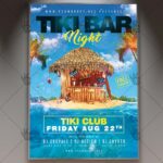 Tiki Bar Night - Premium Flyer PSD Template