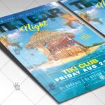 Tiki Bar Night - Premium Flyer PSD Template - Image 2
