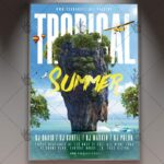 Tropical Summer - Premium Flyer PSD Template