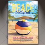 Beach Volleyball - Premium Flyer PSD Template