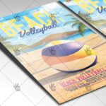 Beach Volleyball - Premium Flyer PSD Template - Image 2