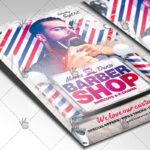 Barber Shop - Premium Flyer PSD Template - Image 2