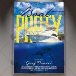 Boat Party - Premium Flyer PSD Template