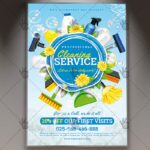 Cleaning Service - Premium Flyer PSD Template