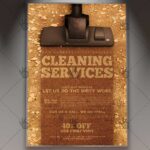 Cleaning Services - Premium Flyer PSD Template